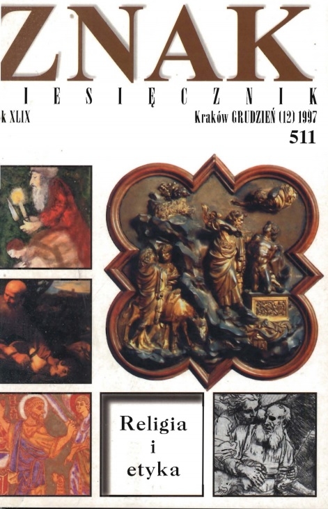 Miesięcznik „Znak”: Religia i etyka. Numer 511 (grudzień 1997)