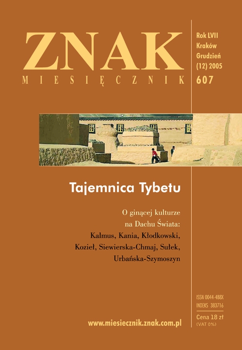 Miesięcznik „Znak”: Tajemnica Tybetu. Numer 607 (grudzień 2005)