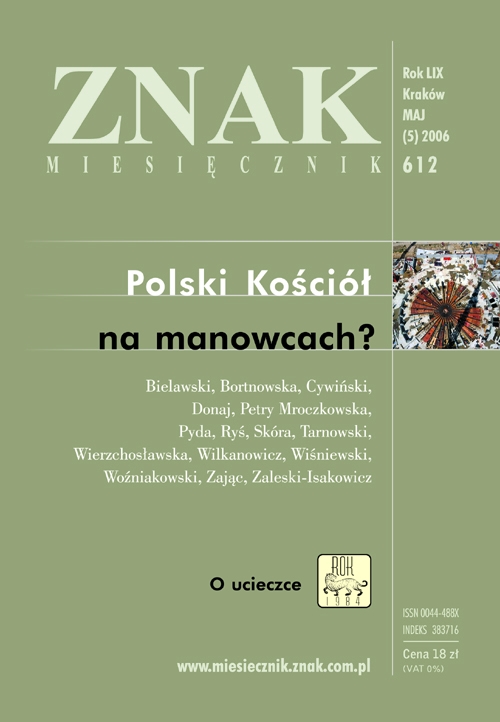 Miesięcznik „Znak”: Polski Kościół na manowcach? Numer 612 (maj 2006) 