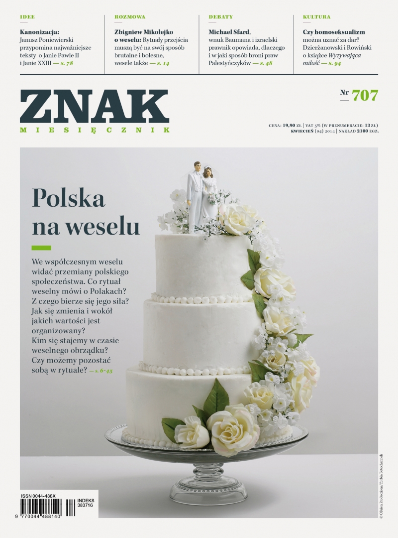 Miesięcznik „ZNAK”, kwiecień 2014, nr 707