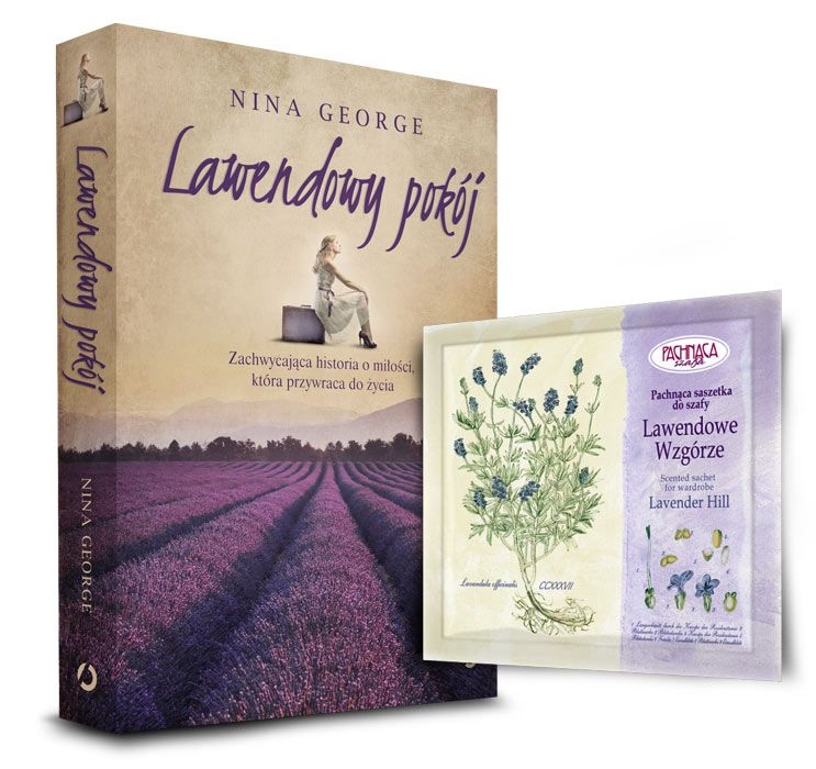 „Lawendowy pakiet” - książka Niny George „Lawendowy pokój” z saszetką zapachową