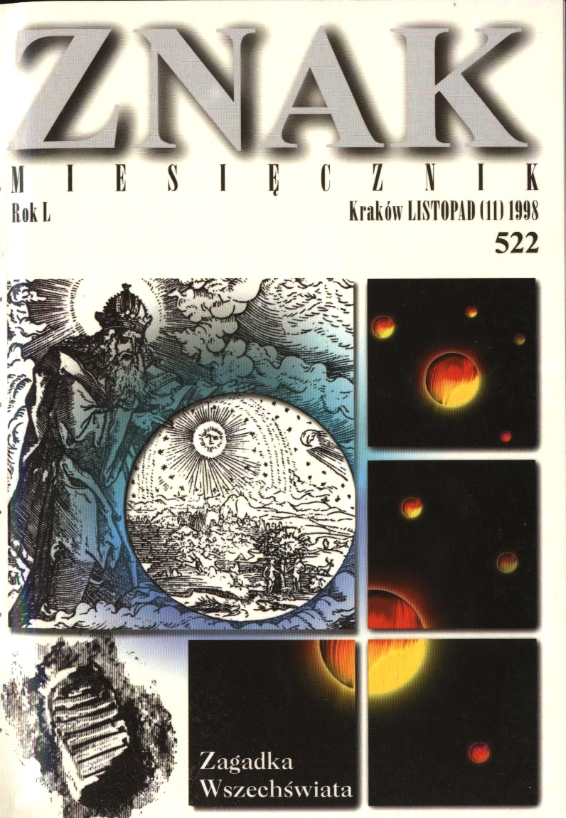 Miesięcznik „Znak”: Zagadka Wszechświata. Numer 522 (listopad 1998)