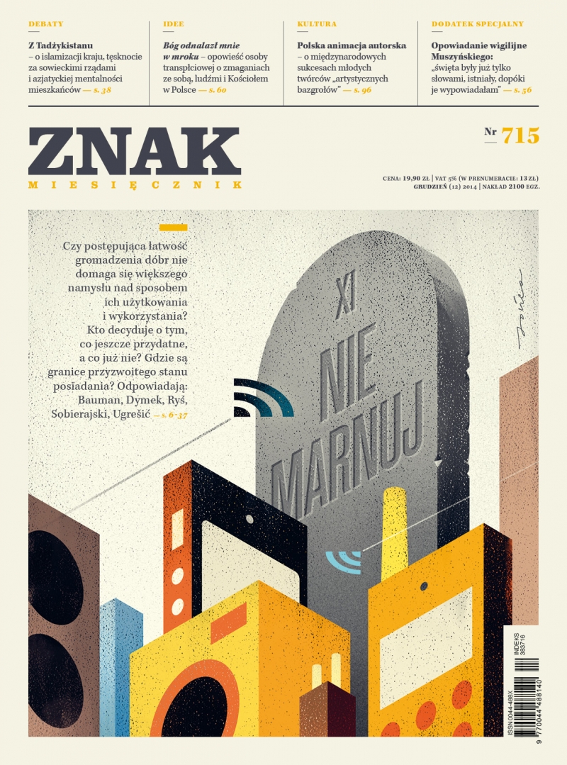 Miesięcznik „ZNAK”, grudzień 2014, nr 715