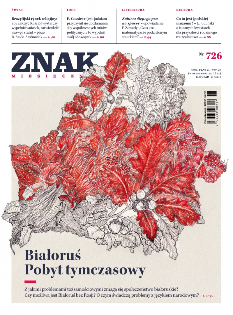 Miesięcznik „Znak", listopad 2015, nr 726