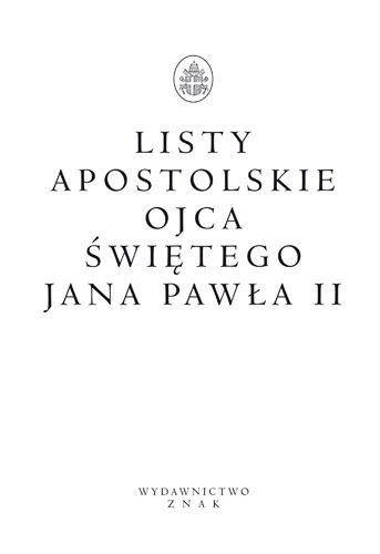 Listy apostolskie Ojca Świętego Jana Pawła II