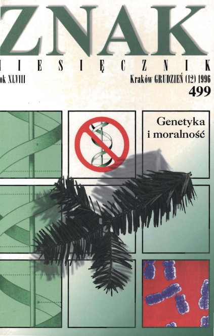 Miesięcznik „Znak”. Numer 499 (styczeń 1997)